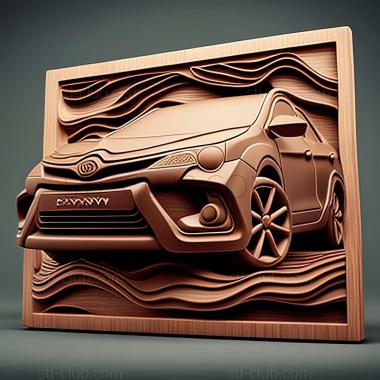 3D модель Toyota Avensis (STL)